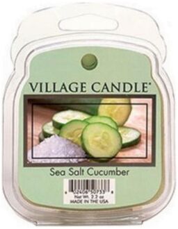 Geurwax Sea Salt Cumcumber 3 X 8 X 10,5 cm Groen