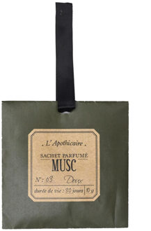 Geurzakje - witte muskus geur - papier - geurzakjes - voor kledingkast