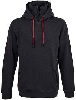 Gevavi 4Work Antalia ½ Rits Fleece Hoodie - Zwart - XL