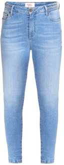 Gevlochten Riem Regular Waist Jeans DNM Pure , Blue , Dames - W29 L30,W27 L30,W32 L30,W30 L30,W28 L30,W33 L30,W26 L30