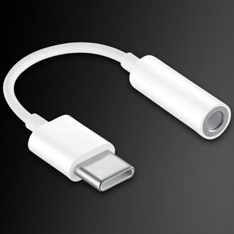 Gevlochten Type C Naar 3.5 Mm 2 In 1 Type C 3.5 Mm Aux Audio Oplaadkabel Adapter Splitter hoofdtelefoonaansluiting Voor Smart Telefoon 05