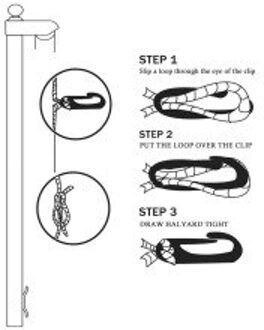 Gevlochten Vlaggenmast Accessoires Elements Vlaggenmast Haken Lifting Vervanging