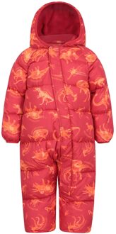 Gevoerd sneeuwpak voor peuters Frosty Clouds (Rood) - 6-12M / 63-80cm