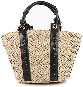 Gevoerde rotan shopper Azuel Mini  bruin - One Size,