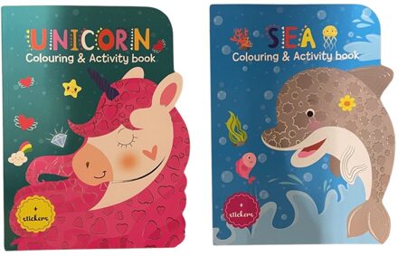 Gevormd kleur -en activiteitenboek