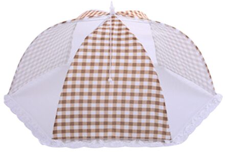 Gevouwen Keuken Voedsel Deksel Paraplu Stijl Kant Anti Fly Mosquito Voedsel Schotel Cover Protector Tafel Mesh Maaltijd Cover Keuken Gadgets koffie