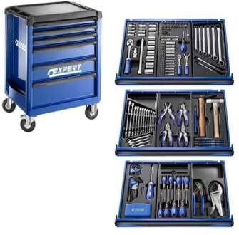 Gevulde gereedschapswagen | 6 laden | 209 delig - E220314