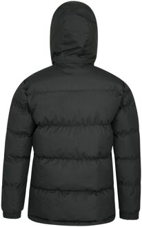 Gewatteerd heren sneeuwjack (Zwart)