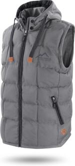 Gewatteerd herengilet voor de winter Tropez Grijs - XL