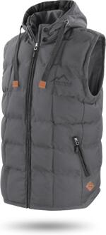 Gewatteerd herengilet voor de winter Tropez Grijs