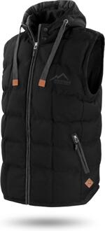 Gewatteerd herengilet voor de winter Tropez Zwart - 3XL