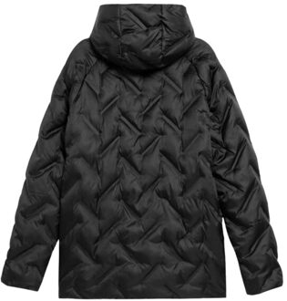 Gewatteerd herenjack - maat M Zwart