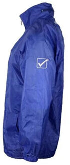 Gewatteerd herenjack met volledige rits - maat L Blauw