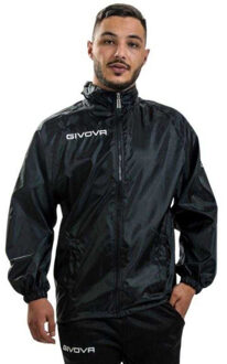 Gewatteerd herenjack met volledige rits Zwart - XXL / XXXL