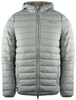 Gewatteerd logo-jack heren Londen (Grijs)