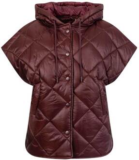 Gewatteerde bodywarmer Noelle  bordeaux - L,