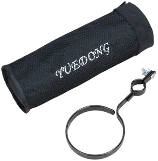 Gewatteerde Drumstick Pouch Met Alloy Montage Klem Voor Perccusion Instrument grijs