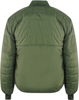 gewatteerde groene bomberjack - maat