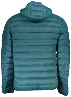 Gewatteerde Hoodie Jacket Lichtgewicht Teal Groenblauw - 2XL