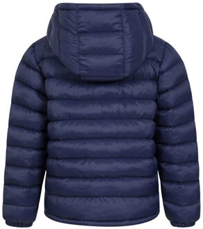 Gewatteerde jas met imitatiebont voor kinderen/kinders (Marine) Navy