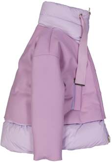 Gewatteerde Jas Roze