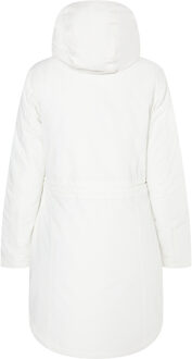 Gewatteerde korte jas Dames wolwit - maat Gebroken wit