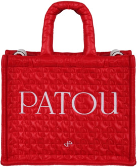Gewatteerde Logo Tote Tas Patou , Red , Dames - ONE Size