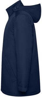 Gewatteerde parka voor kinderen/kinderen amerika - maat 140 Blauw