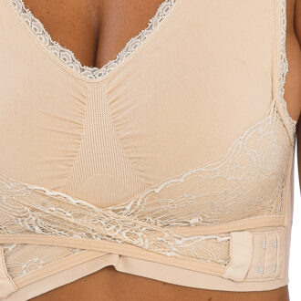 Gewatteerde Push-up BH Beige