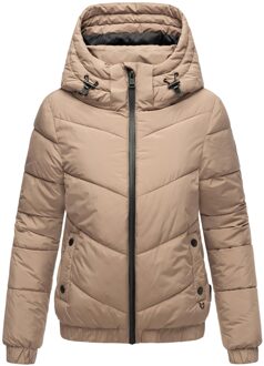 gewatteerde winterjas met capuchon – Nayanaa - maat Grijs