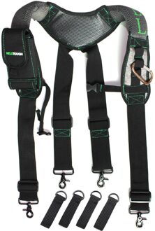 Gewatteerde Zware Werk Tool Riem Bretels Bretels Mannen Voor Verminderen Taille Gewicht Band Tooling Pouch Bretels Mannen Jarretel