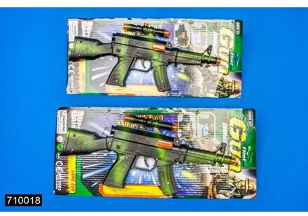 Geweer met ratel frictie