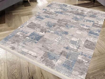 Geweven Base Silky Tapijt Alaçatı Blauw 80X200 Cm