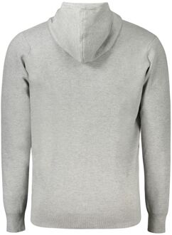 Geweven Hoodie met Rits Casual Stijl - maat XL Grijs