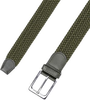 Geweven Riem Legergroen - 95,105,85