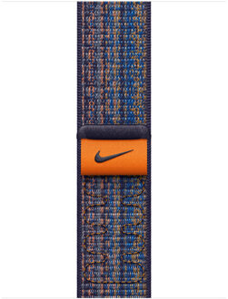 Geweven sportbandje van Nike - Game Royal/oranje (41 mm) Armband