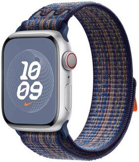 Geweven sportbandje van Nike - Game Royal/oranje (41 mm) Armband