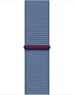 Geweven sportbandje - Winterblauw (41 mm) Armband