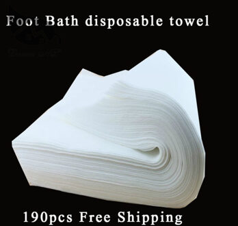 Geweven Stof Handdoek Voor Outdoor Reizen 28*58 Cm (190 Stuks Een Perceel) reizen Handdoek Geweven Handdoek, Voetenbad Wegwerp Handdoek