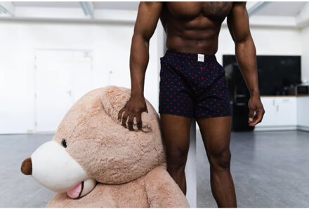 Geweven wijde boxershorts heren 6-pack multipack met print Veelkleurig - XXL