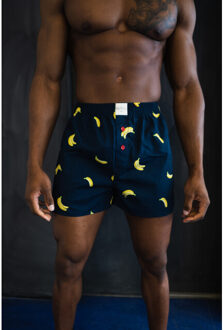 Geweven wijde boxershorts heren 6-pack pack met print Veelkleurig - XXL