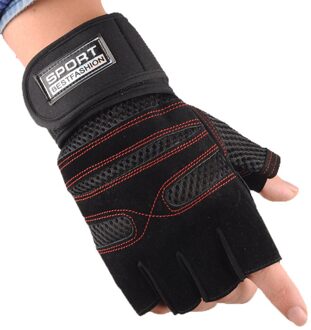 Gewichtheffen Gym Handschoenen Body Building Training Fitness Wrist Wrap Workout Oefening Sport Voor Mannen Vrouwen
