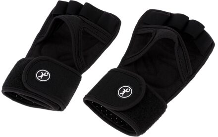 Gewichtheffen Handschoenen Fitness Handschoenen Met Wrist Wrap Ondersteuning Sport Training M zwart