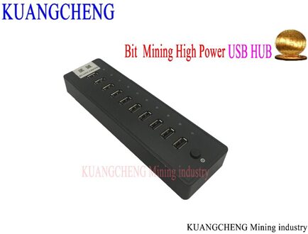 Gewijd 10-poort USB3.0 splitter HUB uitbreiding hub met voeding.