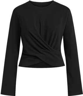 Gewikkelde top Syf  zwart - XL,