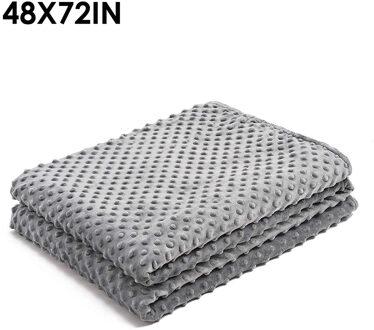 Gewogen Deken Dekbedovertrek Comfortabele Zware Winter Deken Voor Bed Mensen Met Angst, Autisme, ADHD, slapeloosheid Stress Kids 48X72IN