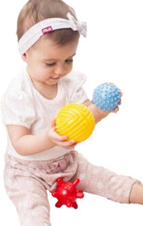 Gewone sensorische ballen (verpakking van 3) Veelkleurig - One size