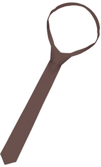 Gewone stropdas voor volwassenen Bruin - One size