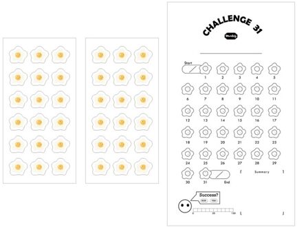 Gewoonten Tracker Planner 31-Dag Dagelijkse Planning Pad Schema met Stickers voor Kinderen Volwassenen Thuis Schoolbenodigdheden stijl B