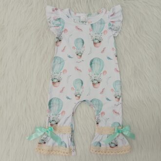 Gezellige Baby Rompertjes Meisjes Rompertjes Pasen Kinderkleding Organische Boutique Kinderen Rompertjes 9m